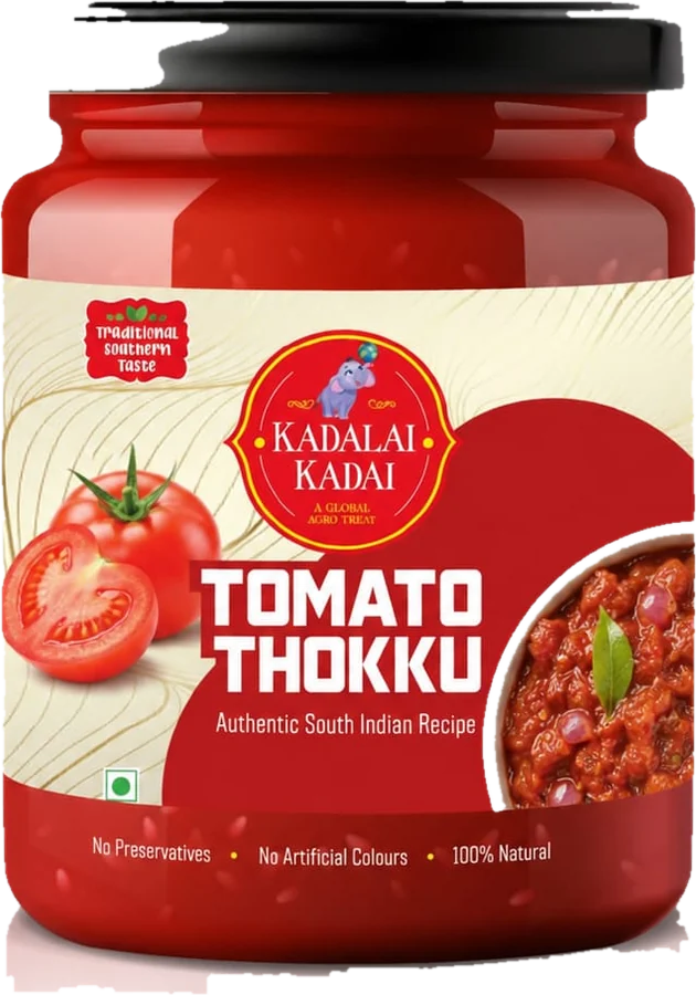 Kadalai Kadai Tomato Thokku jar