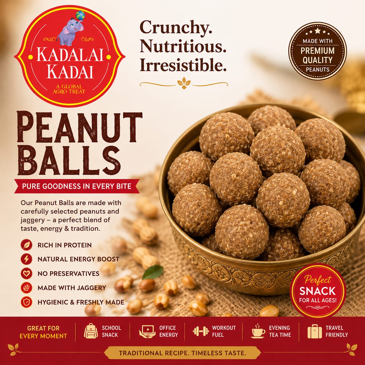 Global Celebrations Peanut Balls, 200gm